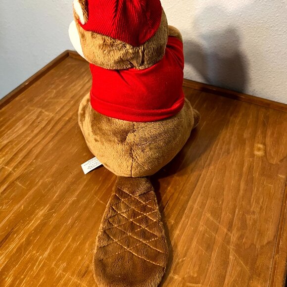 Buc-ees JAAG 12" Plush Beaver with Shirt and Cap - Picture 2 of 5